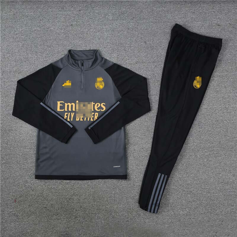 Sudadera de Entrenamiento de Real Madrid 2023/2024 Gris Oscuro